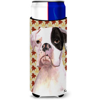 Cooper Fall Leaves Boxer Ultra Beverage Insulators for slim cans  RDR3007MUK