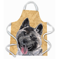 "Caroline's Treasures SC9508APRON Akita Apron, Large, Multicolor"