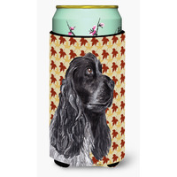 Cocker Spaniel Fall Leaves Tall Boy Beverage Insulator Beverage Insulator Hugger