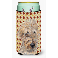 Goldendoodle Fall Leaves Tall Boy Beverage Insulator Beverage Insulator Hugger
