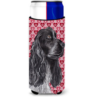 Cocker Spaniel Valentine's Love Ultra Beverage Insulators for slim cans