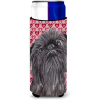 Brussels Griffon Valentine's Love Ultra Beverage Insulators for slim cans