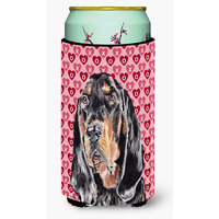 Coonhound Valentine's Love Tall Boy Beverage Insulator Beverage Insulator Hugger