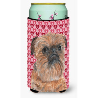 Brussels Griffon Valentine's Love Tall Boy Beverage Insulator Beverage Insulator Hugger