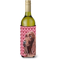 Irish Setter Valentine's Love Wine Bottle Beverage Insulator Beverage Insulator Hugger