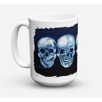 "Caroline's Treasures MW1106CM15 Ekk A Meece Dishwasher Safe Microwavable Ceramic Coffee Mug, 15 oz, Multicolor"