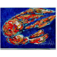 "Caroline's Treasures MW1155PLMT Craw Momma Crawfish Fabric Placemat, Multicolor"