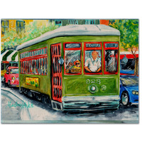 "Caroline's Treasures MW1152PLMT Street Car Fabric Placemat, Multicolor"