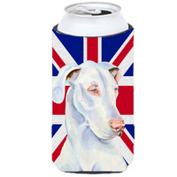 Great Dane with English Union Jack British Flag Tall Boy Beverage Insulator Hugger LH9465TBC