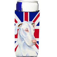 Great Dane with English Union Jack British Flag Ultra Beverage Insulators for slim cans LH9465MUK