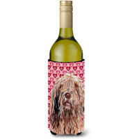 Otterhound Hearts and Love Wine Bottle Beverage Insulator Hugger SC9709LITERK