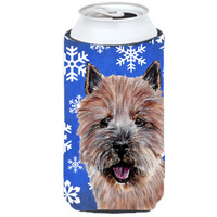 Norwich Terrier Winter Snowflakes Tall Boy Beverage Insulator Hugger SC9782TBC