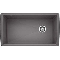 Blanco Diamond Silgranit Super Single Bowl Undermount - Cinder