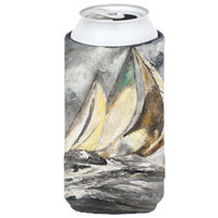 Boat Full Sailboats Tall Boy Beverage Insulator Hugger JMK1166TBC