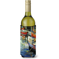 Boat Talk Sailboats Wine Bottle Beverage Insulator Hugger JMK1164LITERK