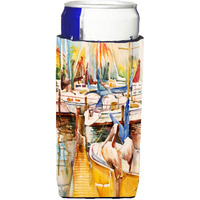 Sailboats and Pelicans Ultra Beverage Insulators for slim cans JMK1160MUK