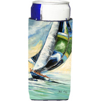 Cruising the Coast Sailboats Ultra Beverage Insulators for slim cans JMK1163MUK