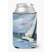 Two and a Sailboat Can or Bottle Hugger JMK1232CC