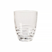 Designer Acrylic Swirl clear Drinking glasses DOF Set of 4 (15oz), Premium Quality Unbreakable Stemless Acrylic Drinking glasses for All Purpose(D0102H5L7Q6)