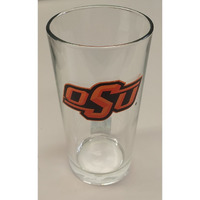 Oklahoma State Cowboys Glass Pint 16oz 3 Color CO