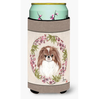Japanese Chin Wreath of Flowers Tall Boy Beverage Insulator Hugger MH1009TBC