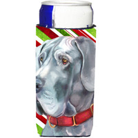 Great Dane Candy Cane Holiday Christmas Ultra Beverage Insulators for slim cans LH9591MUK