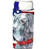 Great Dane USA Patriotic American Flag Ultra Beverage Insulators for slim cans LH9542MUK