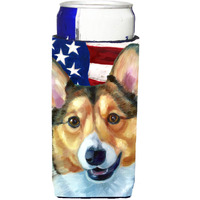 Corgi USA Patriotic American Flag Ultra Beverage Insulators for slim cans LH9546MUK