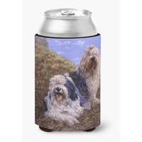 Carolines Treasures HMHE0229CC Old English Sheepdogs by Michael Herring Can or Bottle Hugger, Multicolor