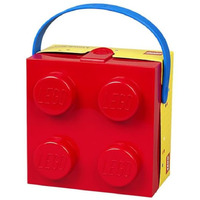 LEgO Lunch Box With Handle, Bright Red