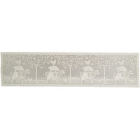 Heritage Lace FH-1460NA 14 x 60 in. Farmhouse Table Runner  Natural