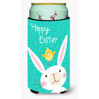 "Caroline's Treasures Happy Easter Rabbit Tall Boy Insulator Hugger cold-beverage-koozies, TBC, Multicolor"