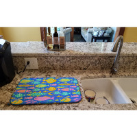 "Caroline's Treasures Little Colorful Fishes dish-drying-mats, 14 x 21, Multicolor"