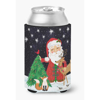 "Caroline's Treasures Santa Claus Christmas Can or Bottle Hugger cold-beverage-koozies, CC, Multicolor"