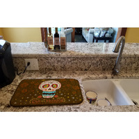 "Caroline's Treasures Day of the Dead dish-drying-mats, 14 x 21, Multicolor"