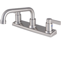 Kingston Brass FB2138NDL NuvoFusion 8-Inch Centerset Kitchen Faucet, Brushed Nickel