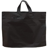 Black - 50 Pieces Plastic Shopping Bags Gift Bag Clear Boutique Bags Carry bag
