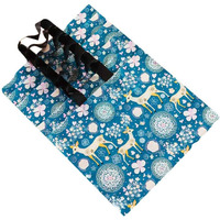 Blue Deer-50 Pcs Plastic Gift Bag Boutique Bags Retail Merchandise Shopping Bags