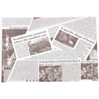 [Newspaper] 300 Pcs Grease-Proof Wax Papers Baking Papers DIY Hamburger Papers