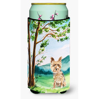 "Caroline's Treasures CK2549TBC Under Tree Yorkie Yorkshire Terrier Tall Boy Hugger cold-beverage-koozies, Multicolor"