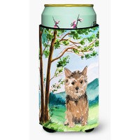 "Caroline's Treasures CK2006TBC Under the Tree Norwich Terrier Tall Boy Hugger cold-beverage-koozies, Multicolor"