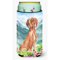 "Caroline's Treasures CK2535TBC Mountain Flowers Vizsla Tall Boy Hugger cold-beverage-koozies, Multicolor"