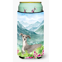 "Caroline's Treasures CK1974TBC Mountian Flowers Italian Greyhound Tall Boy Hugger cold-beverage-koozies, Multicolor"