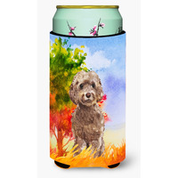 "Caroline's Treasures CK1953TBC Fall Chocolate Labradoodle Tall Boy Hugger cold-beverage-koozies, Multicolor"