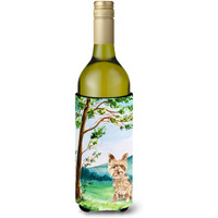 "Caroline's Treasures CK2549LITERK Yorkie Yorkshire Terrier Wine Bottle Hugger cold-beverage-koozies, 750 ml, Multicolor"