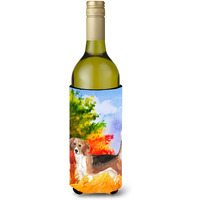 "Caroline's Treasures CK1959LITERK Fall Beagle Wine Bottle Hugger cold-beverage-koozies, 750 ml, Multicolor"