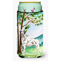 "Caroline's Treasures CK2015TBC Under the Tree Dalmatian Tall Boy Hugger cold-beverage-koozies, Multicolor"