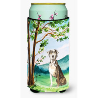 "Caroline's Treasures CK2576TBC Under the Tree Catahoula Leopard Dog Tall Boy Hugger cold-beverage-koozies, Multicolor"