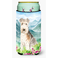 "Caroline's Treasures CK2531TBC Mountain Flowers Lakeland Terrier Tall Boy Hugger cold-beverage-koozies, Multicolor"