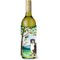 "Caroline's Treasures Tree Bernese Mountain Dog Wine Bottle Hugger cold-beverage-koozies, 750 ml, Multicolor"